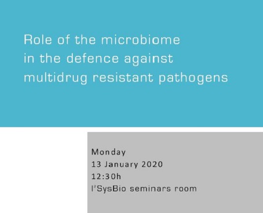 Role of the microbiome in the defence against multidrug resistant pathogens
